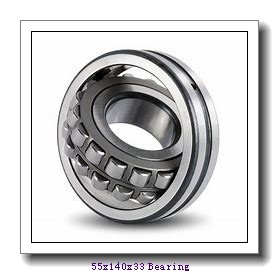 55 mm x 140 mm x 33 mm  KOYO 7411 angular contact ball bearings