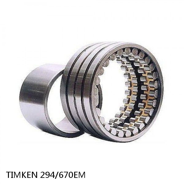 294/670EM TIMKEN Four-Row Cylindrical Roller Bearings