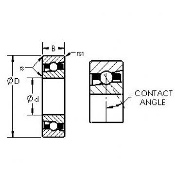 AST H7018AC/HQ1 angular contact ball bearings