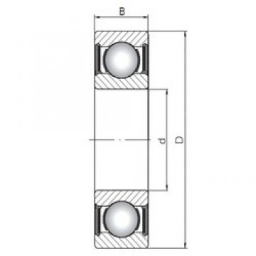 15 mm x 35 mm x 11 mm  ISO 6202-2RS deep groove ball bearings