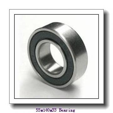 55 mm x 140 mm x 33 mm  ISO 7411 A angular contact ball bearings