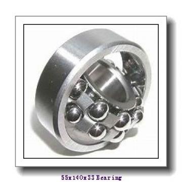 55 mm x 140 mm x 33 mm  FAG NU411-M1 cylindrical roller bearings