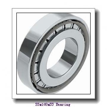 55 mm x 140 mm x 33 mm  ISB 6411 NR deep groove ball bearings