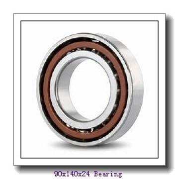 90 mm x 140 mm x 24 mm  FAG NU1018-M1 cylindrical roller bearings