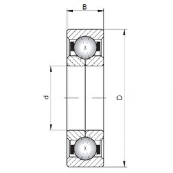 ISO QJ202 angular contact ball bearings #2 image