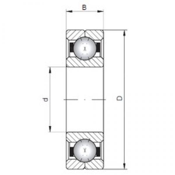 ISO Q1040 angular contact ball bearings #2 image