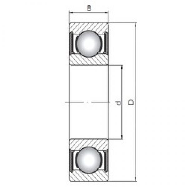 15 mm x 35 mm x 11 mm  ISO 6202-2RS deep groove ball bearings #2 image