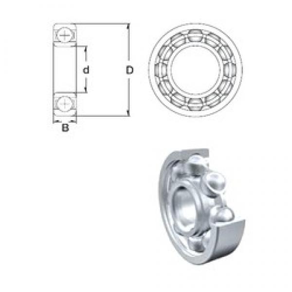 200 mm x 310 mm x 51 mm  ZEN 6040 deep groove ball bearings #2 image