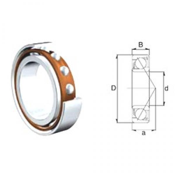 15 mm x 35 mm x 11 mm  ZEN 7202B angular contact ball bearings #2 image