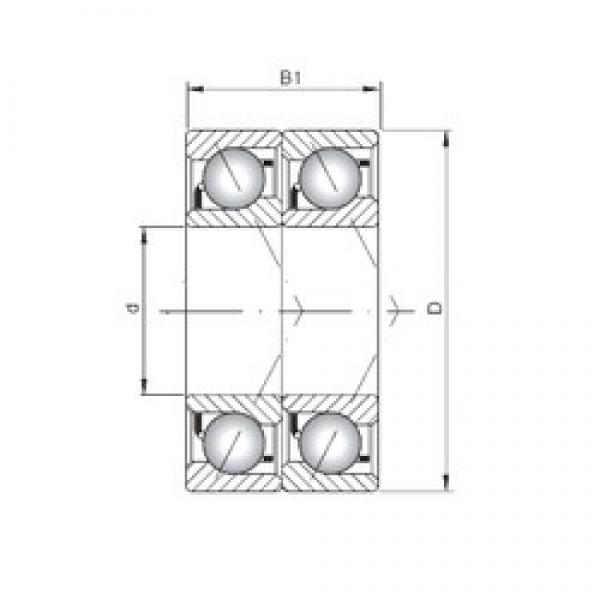 ISO 71907 CDT angular contact ball bearings #2 image