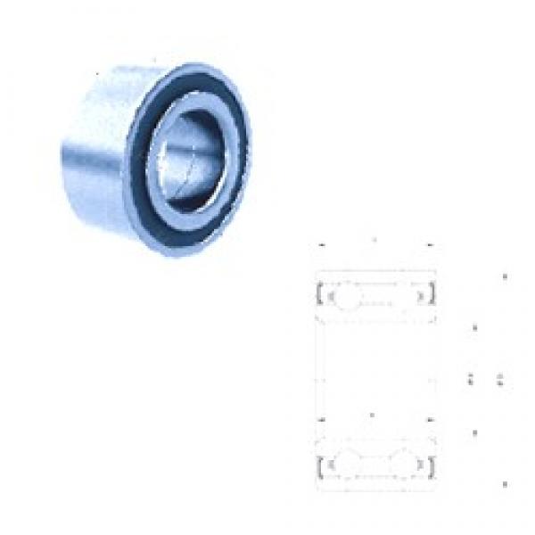 35 mm x 55 mm x 20 mm  PFI PC35550020CSR1 deep groove ball bearings #2 image