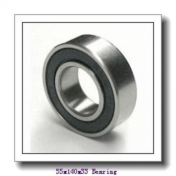55 mm x 140 mm x 33 mm  ISO NJ411 cylindrical roller bearings #1 image