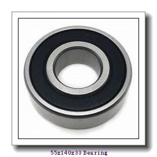 55 mm x 140 mm x 33 mm  ISB NU 411 cylindrical roller bearings #1 image