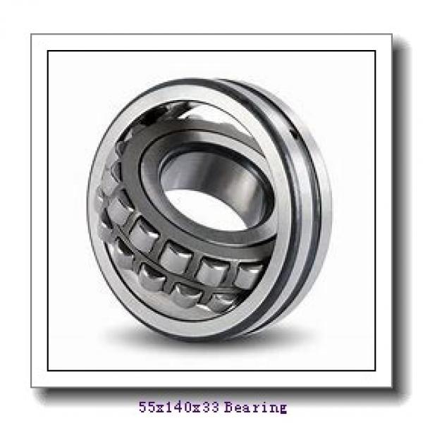 55 mm x 140 mm x 33 mm  FBJ N411 cylindrical roller bearings #1 image