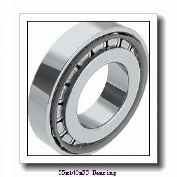 55 mm x 140 mm x 33 mm  ISB 6411 NR deep groove ball bearings #1 image