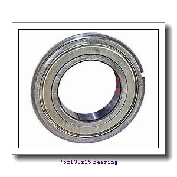 75 mm x 130 mm x 25 mm  Timken 7215WN angular contact ball bearings #1 image