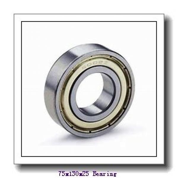 75 mm x 130 mm x 25 mm  FBJ 1215 self aligning ball bearings #1 image