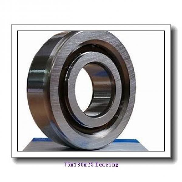 75,000 mm x 130,000 mm x 25,000 mm  NTN QJ215EX1C3U35K angular contact ball bearings #1 image