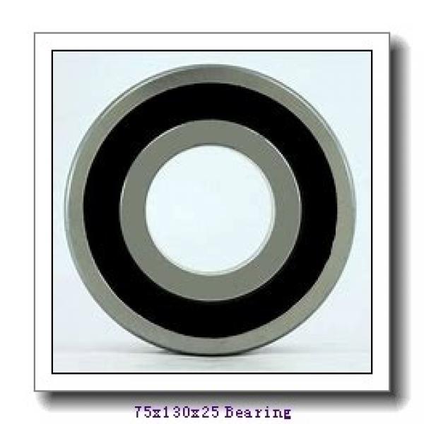 75 mm x 130 mm x 25 mm  NKE 6215-2RSR deep groove ball bearings #1 image