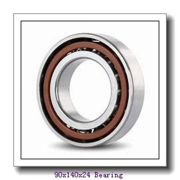 90 mm x 140 mm x 24 mm  FAG NU1018-M1 cylindrical roller bearings #1 image