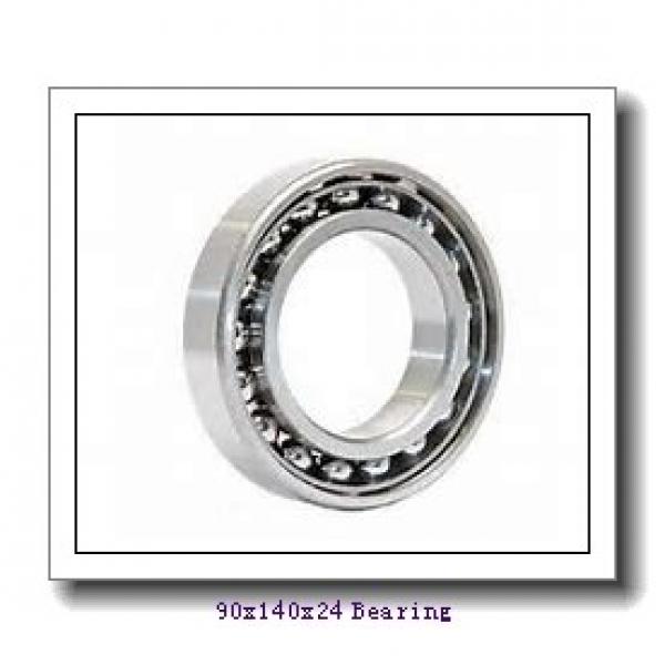90 mm x 140 mm x 24 mm  FAG HC7018-E-T-P4S angular contact ball bearings #1 image