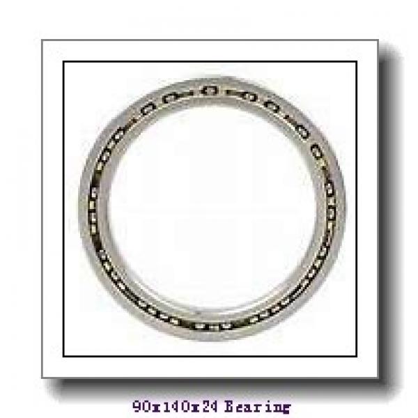 90 mm x 140 mm x 24 mm  NACHI 7018CDB angular contact ball bearings #1 image