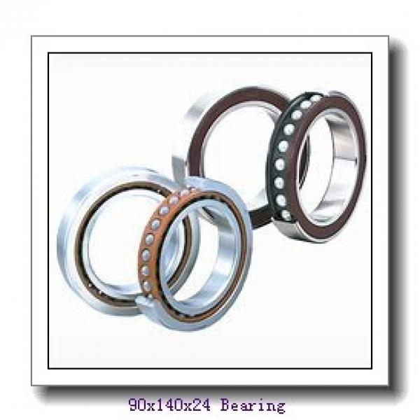 90 mm x 140 mm x 24 mm  NTN NU1018 cylindrical roller bearings #1 image