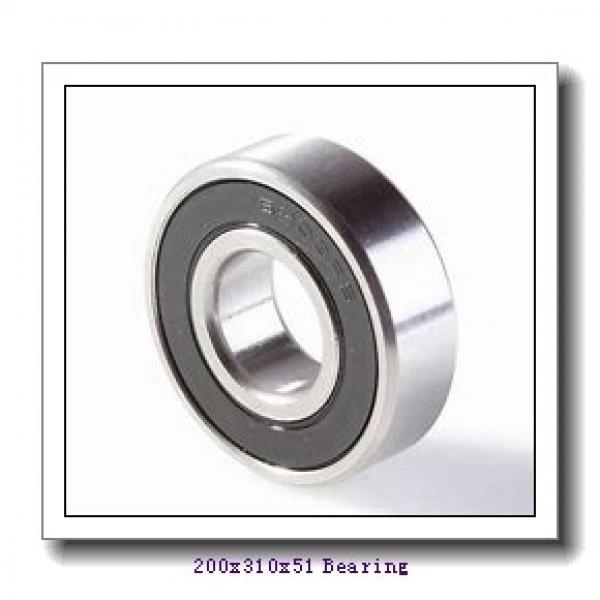 200 mm x 310 mm x 51 mm  FAG HCB7040-C-T-P4S angular contact ball bearings #1 image