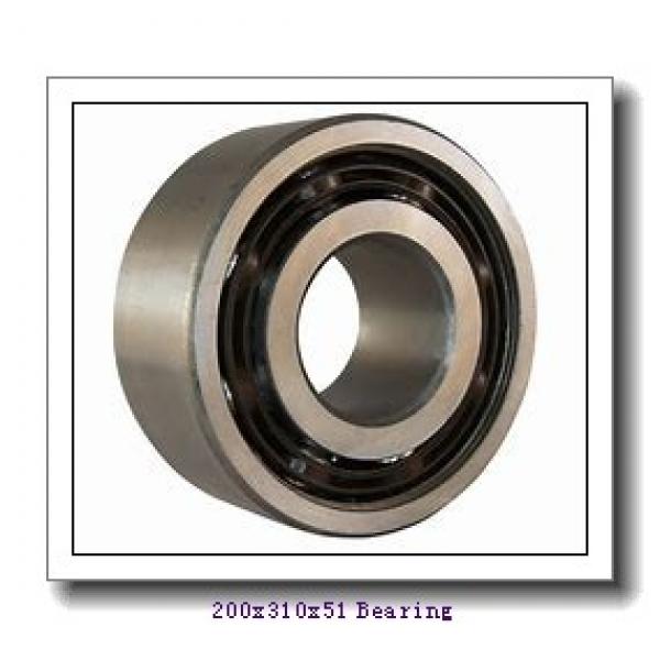 200 mm x 310 mm x 51 mm  NSK 6040 deep groove ball bearings #1 image