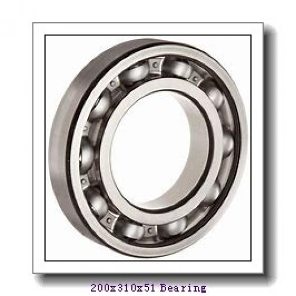 200 mm x 310 mm x 51 mm  KOYO 7040CPA angular contact ball bearings #1 image
