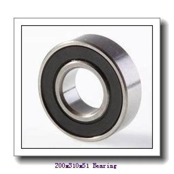 200 mm x 310 mm x 51 mm  NTN 7040DF angular contact ball bearings #1 image